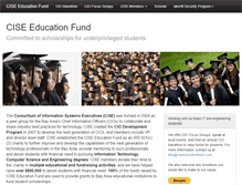 Tablet Screenshot of ciseeducationfund.com